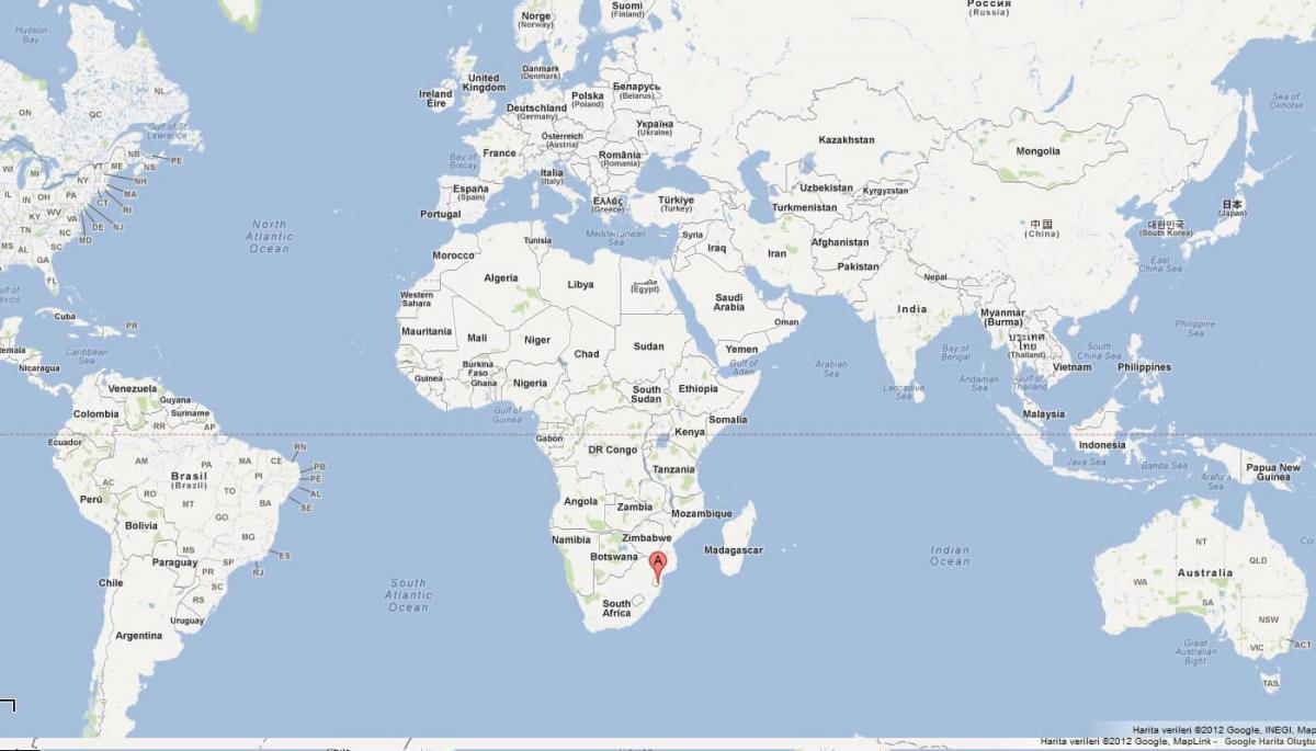 Bản đồ của Len trên thế giới
