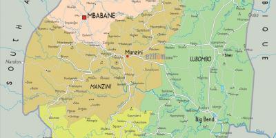 Bản đồ của manzini-Len
